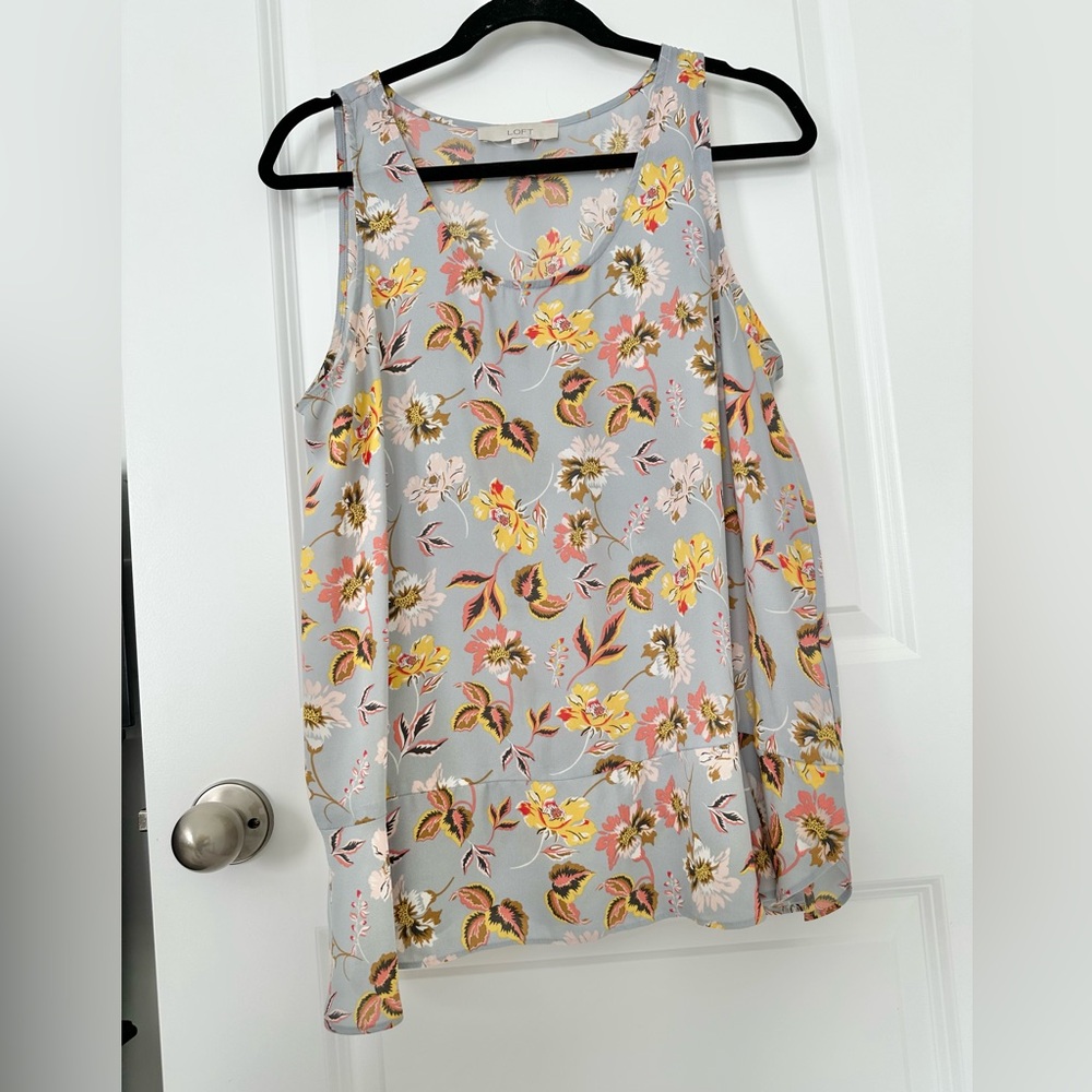 LOFT Floral Print Tank